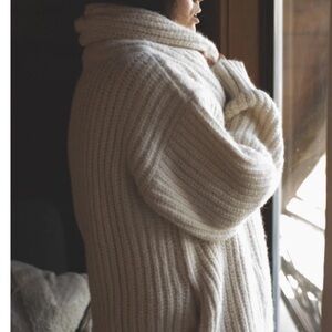 Ozma alpaca cotton Sabine sweater coat